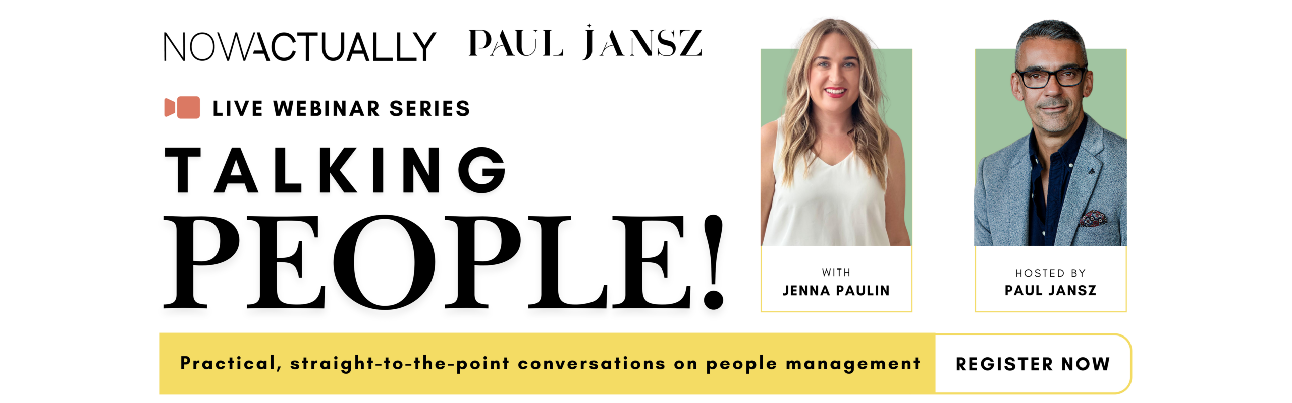 Talking People! Landing Page Banner v4